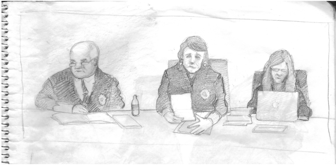 Судьи (Рис. Давида Хакима)