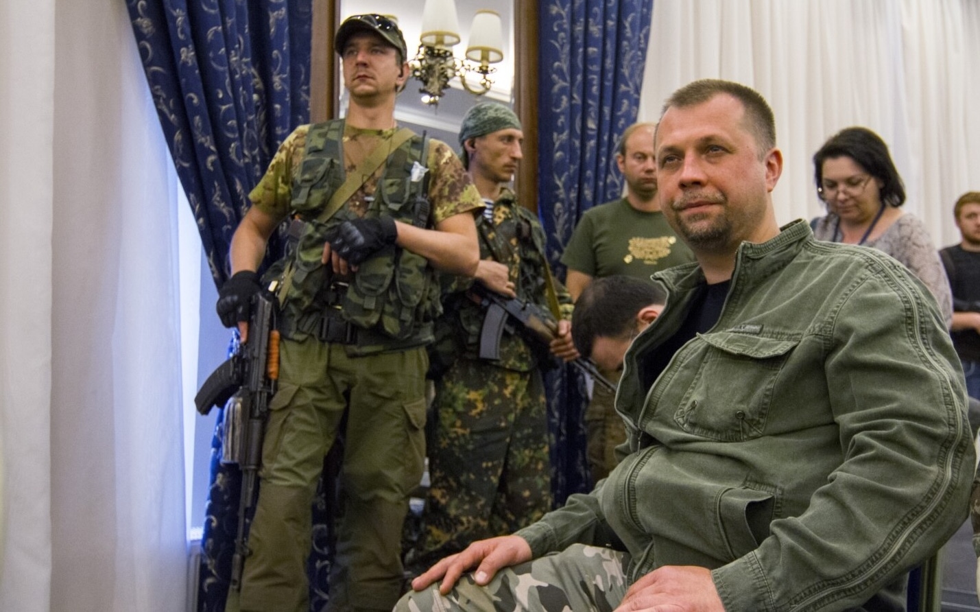 Один из лидеров самопровозглашенной «ДНР», гражданин России Александр Бородай. Фото: AP