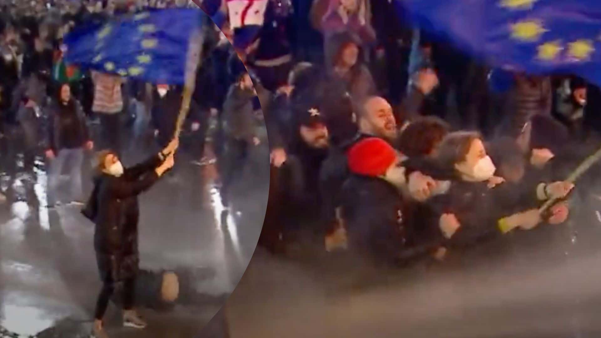 В Грузии завели уголовное дело на участника митинга против закона об «иноагентах»