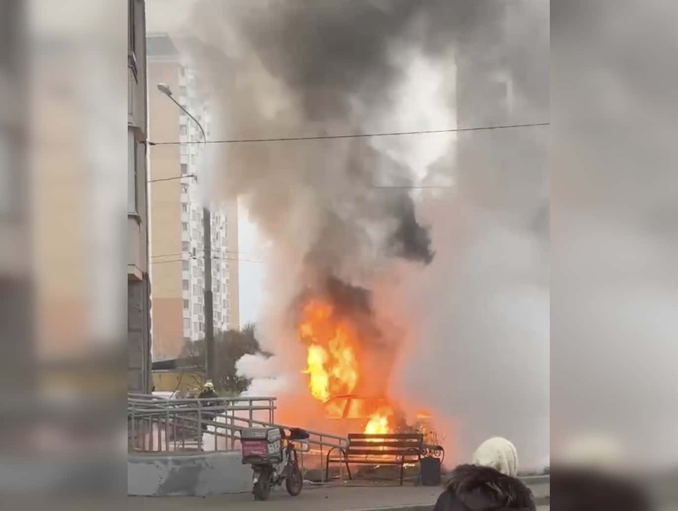 В Новой Москве взорвался автомобиль сотрудника НИИ «Полюс» им. Стельмаха, где производят лазерные системы для оружия