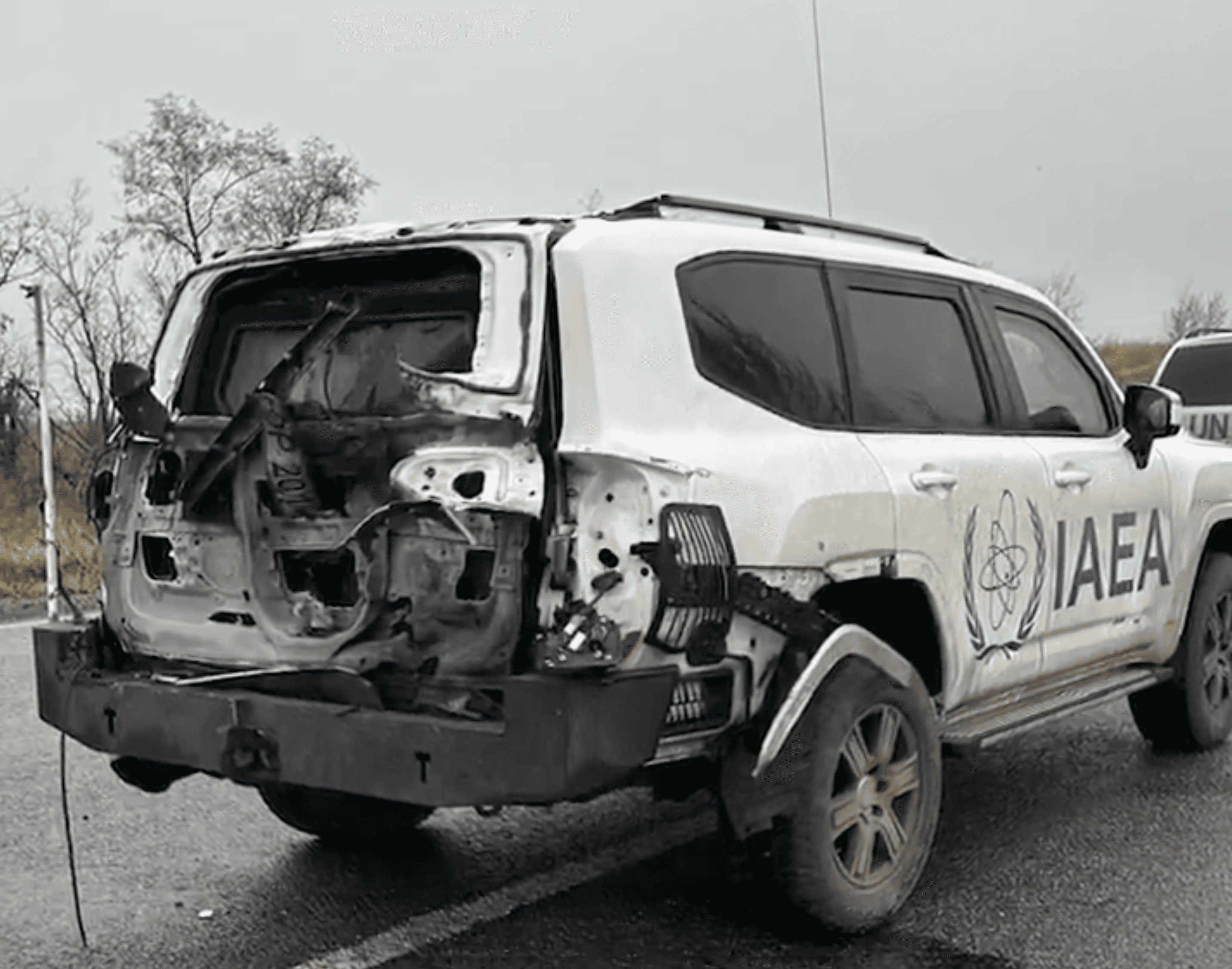 Дрон атаковал делегацию МАГАТЭ по пути на Запорожскую АЭС