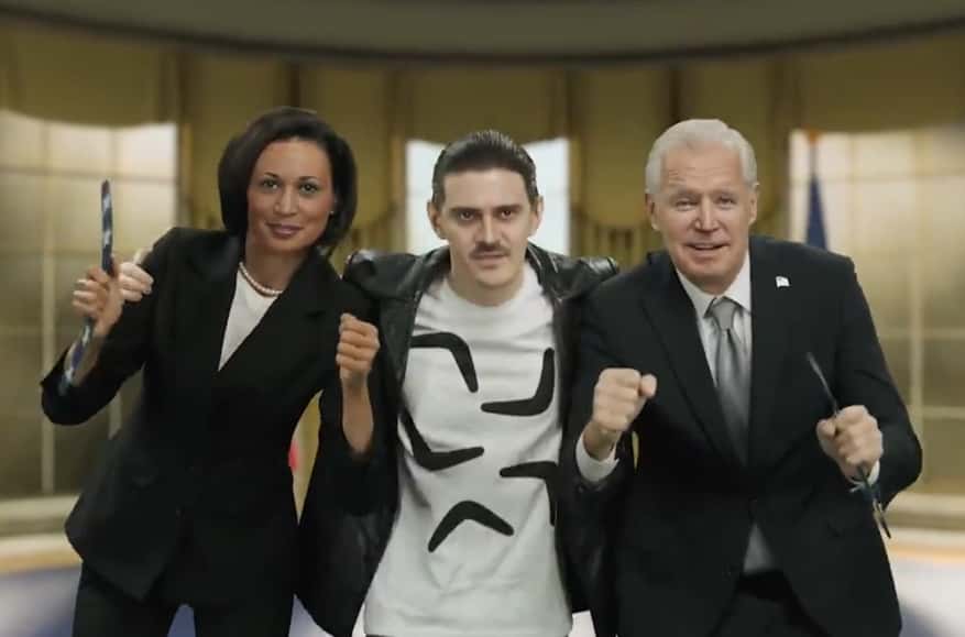 Kremlin-run bot network Doppelgänger spreads AI-generated Little Big-style video calling for sanctions against Russia to be lifted