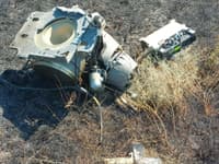 Обломки одной из крылатых ракет Storm Shadow / SCALP-EG, запущенной по Чонгарскому мосту. 