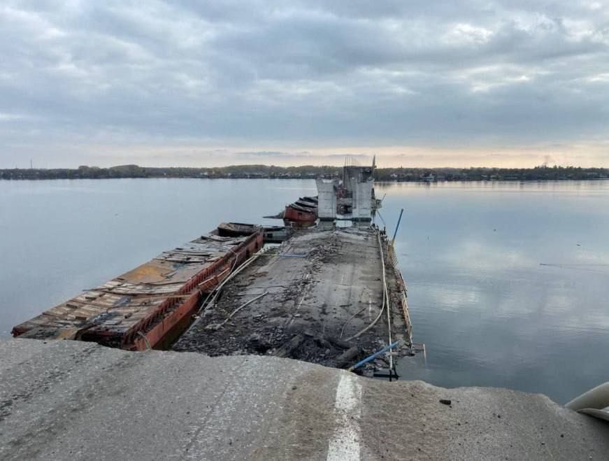 «Известия» опубликовали видео подрыва Антоновского моста