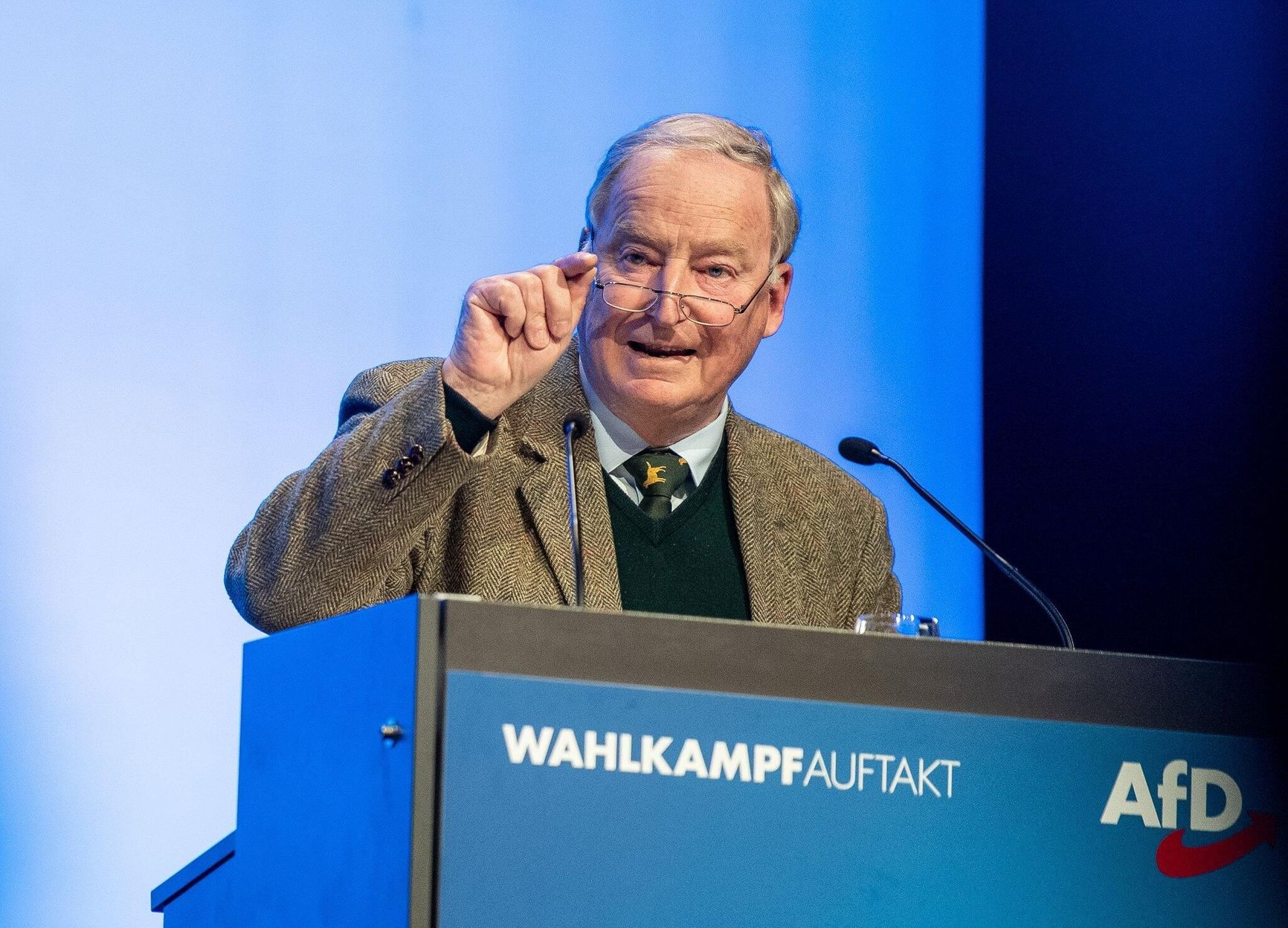Honorary Chairman of the AfD, Alexander Gauland.