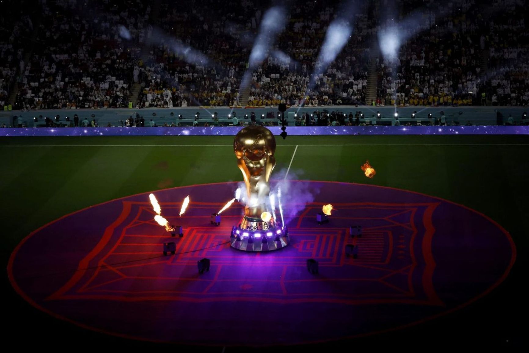 Opening ceremony of the 2022 FIFA World Cup in Qatar