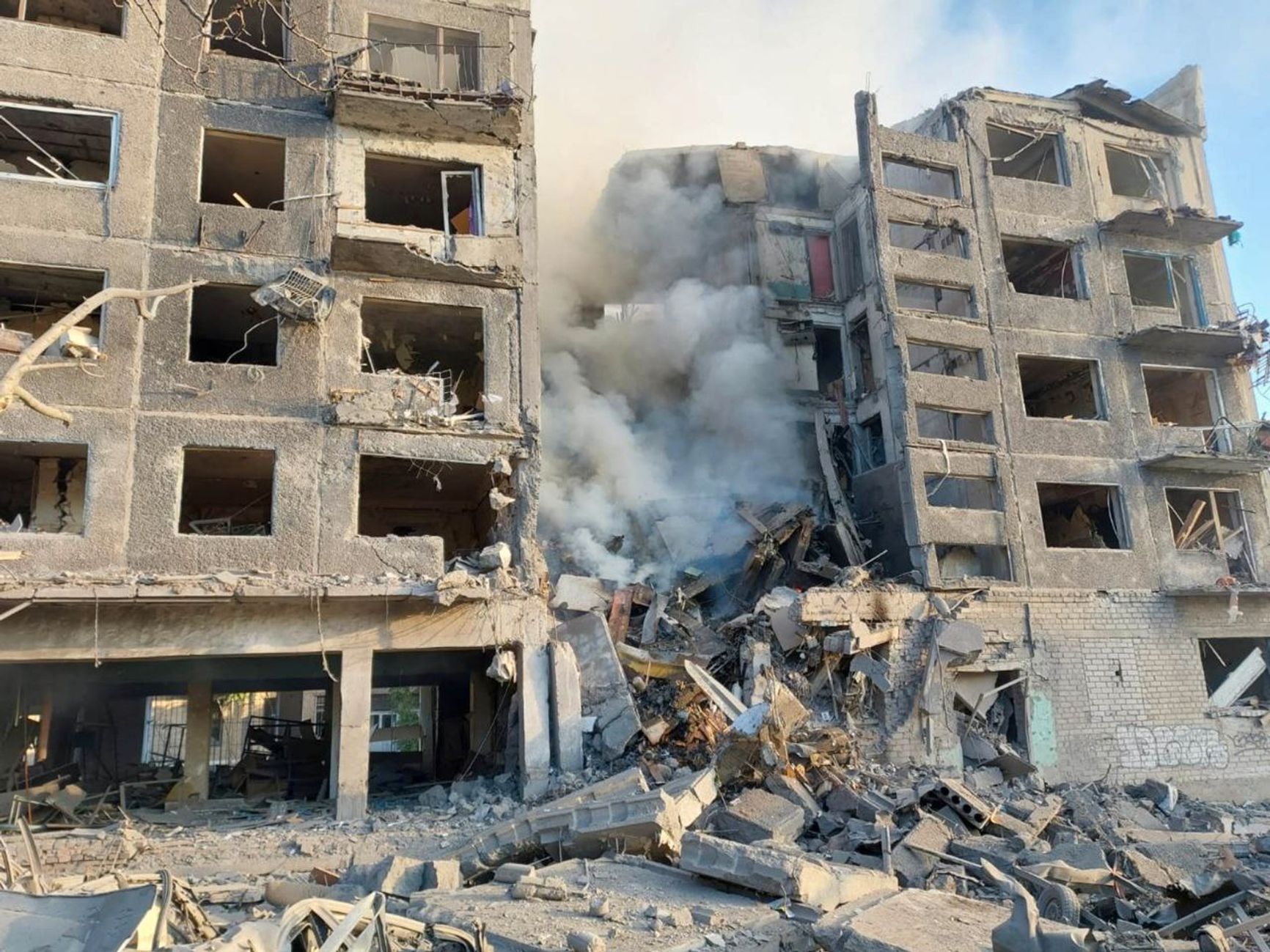 Последствия налета на Белозерское в Донецкой области 11 августа 2025 года