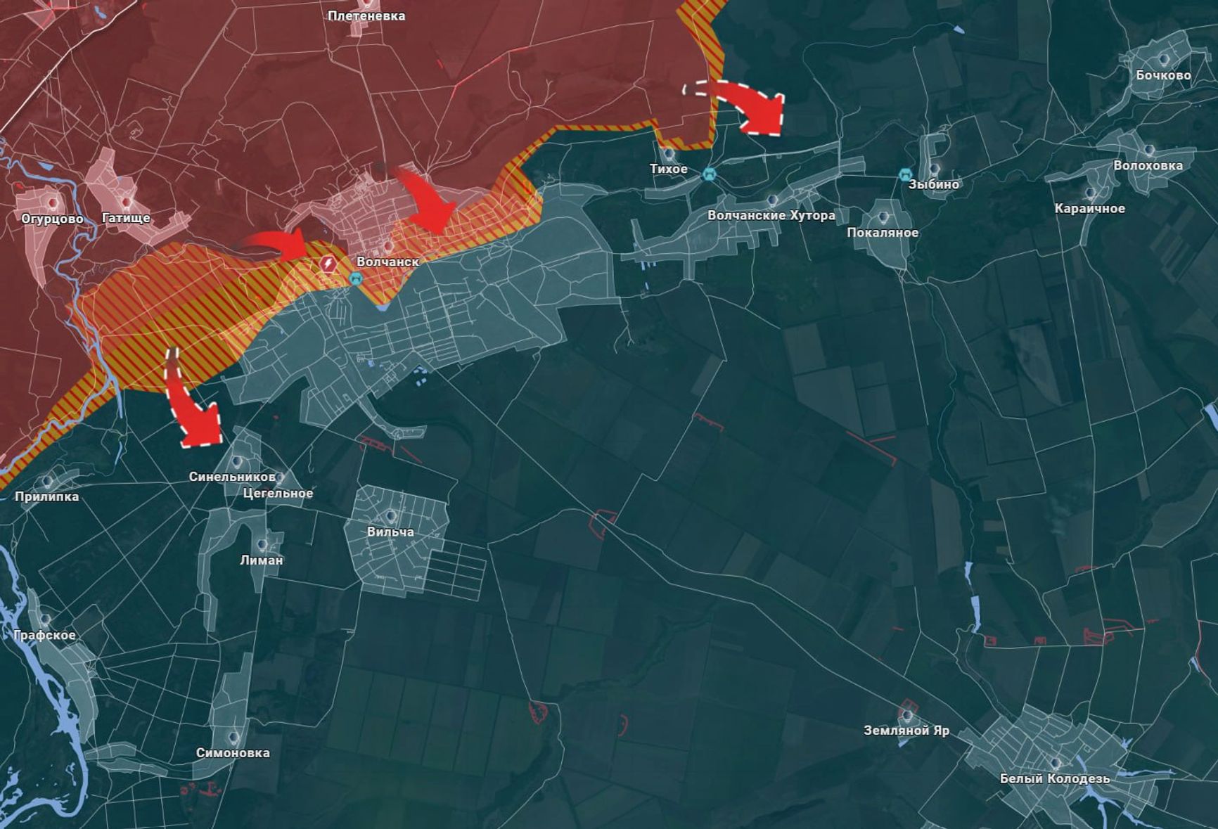 Ситуация в Волчанске по версии «Рыбаря»