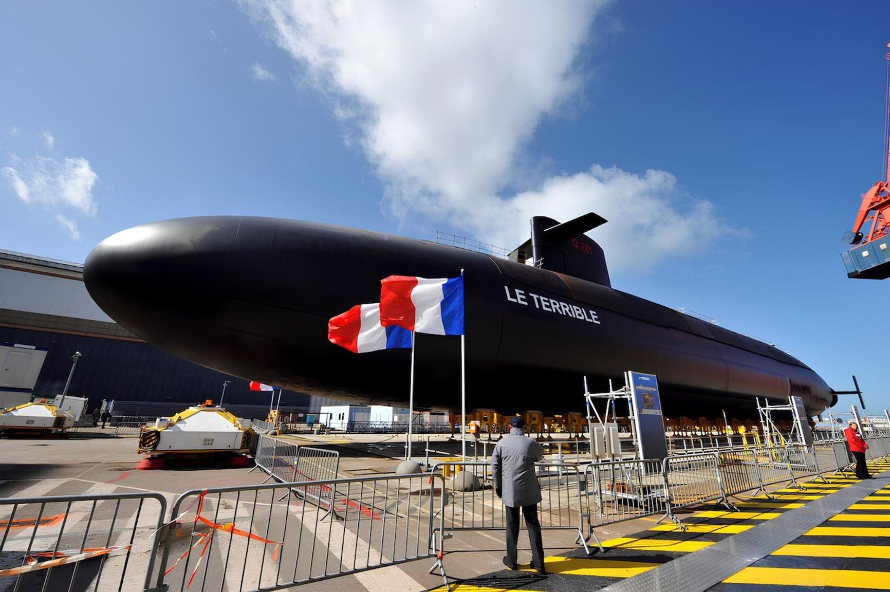 The French Triomphant-class nuclear submarine is capable of carrying nuclear missiles