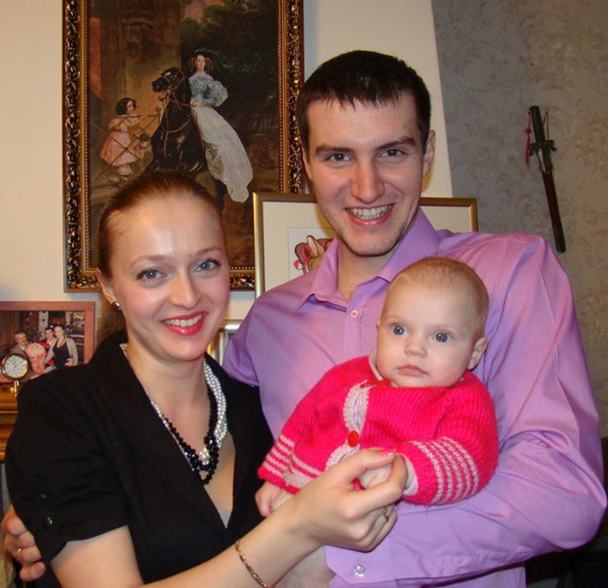 Анжелика Мельникова с мужем