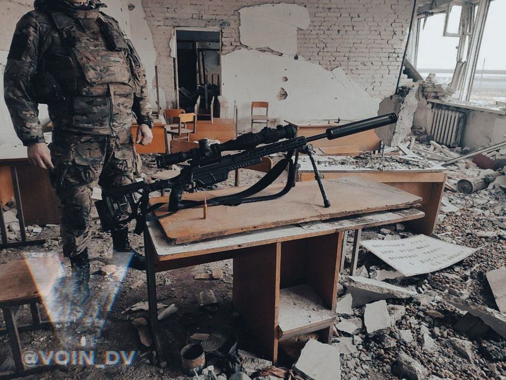 Steyr Mannlicher rifles used by snipers of Russia’s Pacific Fleet 155th Naval Infantry Brigade.