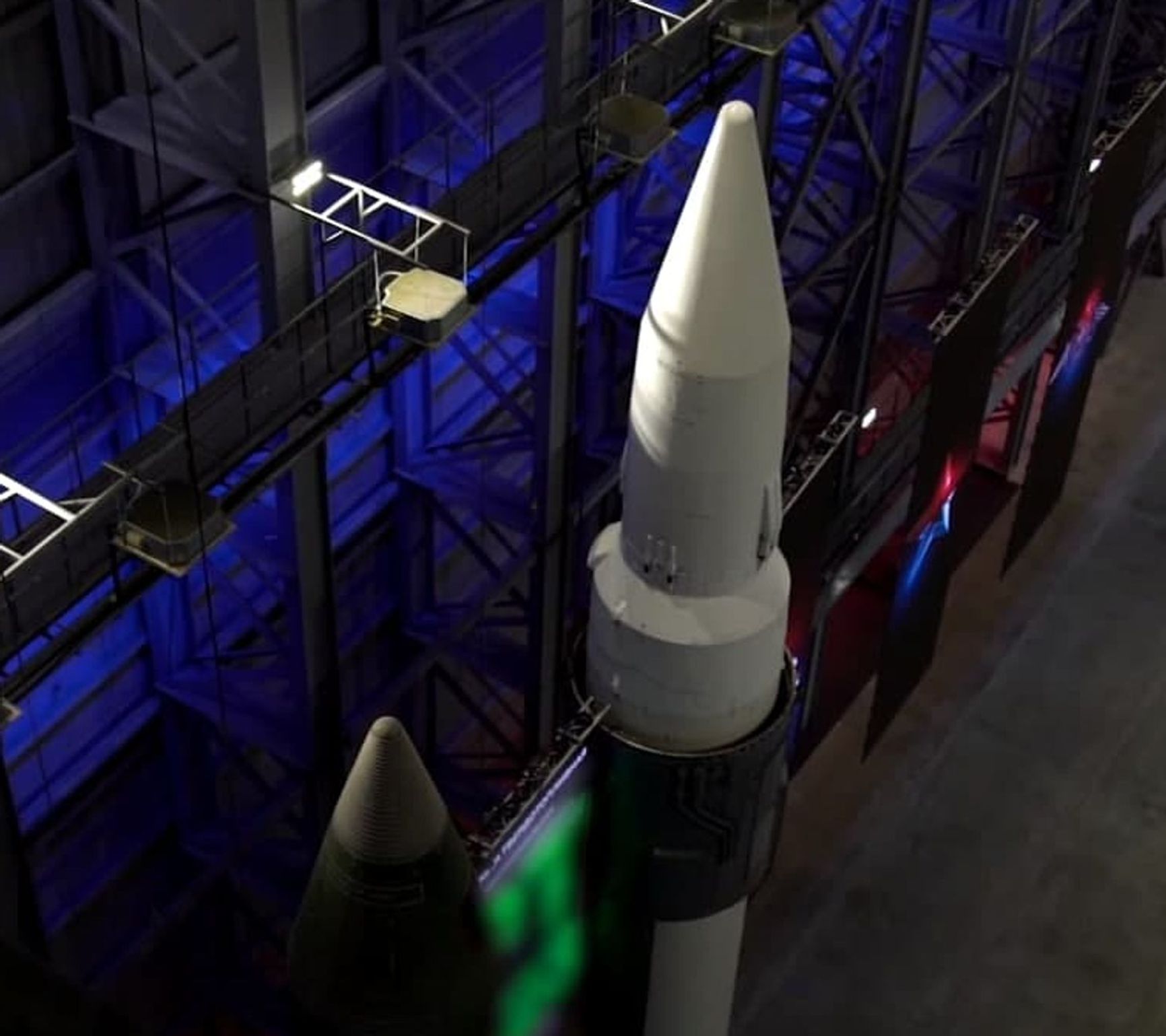 Ballistic missile of the 15P771 Avangard missile system with hypersonic payload on display at the Peter the Great Military Academy of the Strategic Missile Forces, 2020