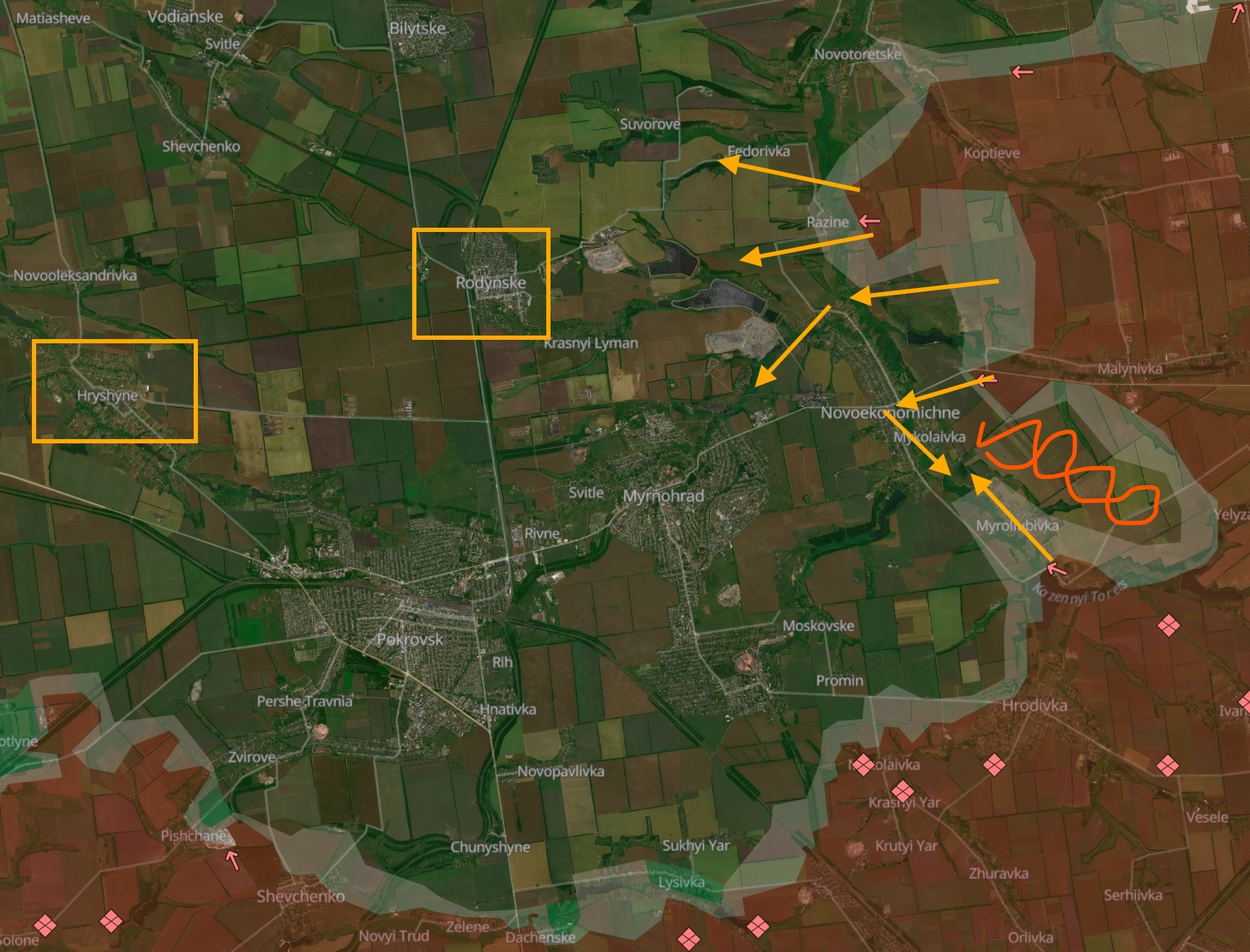 Замысел командования ВС РФ на восточном фланге покровского направления по версии Александра Солонько