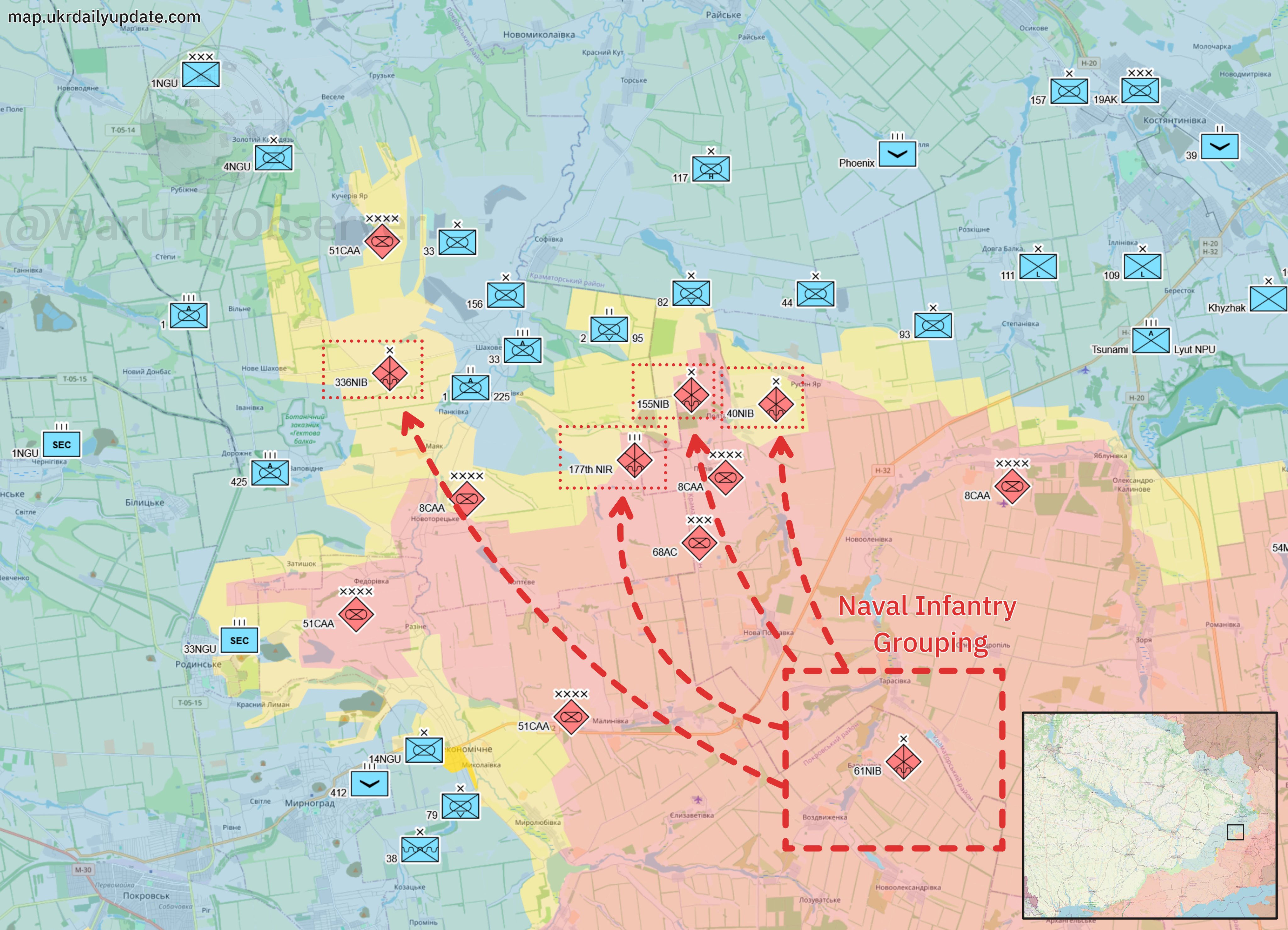 Участие подразделений морской пехоты ВС РФ в боях под Добропольем