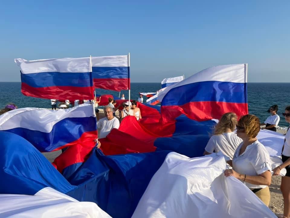 Пророссийская акция в Лимассоле